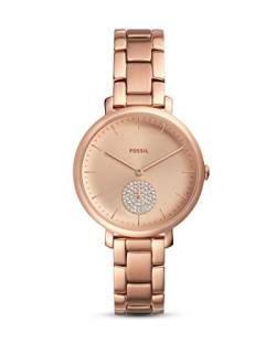 Fossil Damen Analog Quarz Uhr mit Edelstahl Armband ES4438 von Fossil