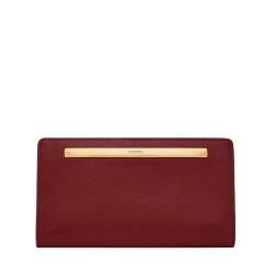 Fossil Damen-Bifold Liza flach LiteHide™-Leder, SL7891G602 von Fossil