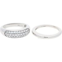 Fossil Fingerring Fossil Damen Ring Set JF17096040505 Sterling Silber Schmucksteine (kein Set, 1-tlg) von Fossil