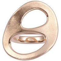 Fossil Fingerring JF83709040505, großer Ringkopf, brushed-Look, Twin-Cutout von Fossil