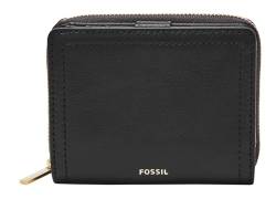 Fossil Geldbörse für Frauen Logan, Leder Multifunktion schwarz 11,1 cm L x 2,5 cm B x 8,9 cm H SL7923001 von Fossil