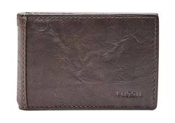 Fossil Geldbörse für Herren Neel, Leder Bifold braun 10,16 cm L x 1,27 cm B x 6,99 cm H ML3887200 von Fossil