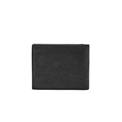 Fossil Herren RFID Flip ID Bifold Wallet Geldbörse, Schwarz, Einheitsgröße von Fossil