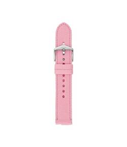 Fossil - Strap BAR - Damen-Uhr mit PINK-Farbe, Grosgrain-Armband für Frauen, S181489 von Fossil