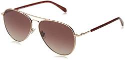 Fossil Unisex Fos 3102/g/s Sunglasses, 01Q/HA Gold Brown, 58 von Fossil