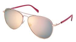 Fossil Unisex Fos 3102/g/s Sunglasses, AU2/0J RED Gold, 58 von Fossil