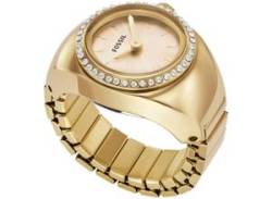Uhrenring FOSSIL "WATCH RING, ES5319" Armbanduhren goldfarben Damen Quarzuhren von Fossil