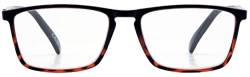 Foster Grant Eye Care Windermere Lesebrille, Schwarz auf Schildpatt-Material von Foster Grant