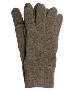FosterNatur, Merino Herren Handschuhe/Fingerhandschuhe, 100% Wolle extrafine (9, Elk) von FosterNatur