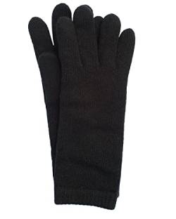 FosterNatur, Premium Damen Handschuhe gerauht, 100% Merinowolle (7,5, Schwarz) von FosterNatur