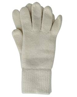 FosterNatur , Merino Damen Wollhandschuhe/Fingerhandschuhe, 100% Merino (6, Beige) von FosterNatur