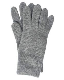 FosterNatur , Merino Damen Wollhandschuhe/Fingerhandschuhe, 100% Merino (6, Grau) von FosterNatur