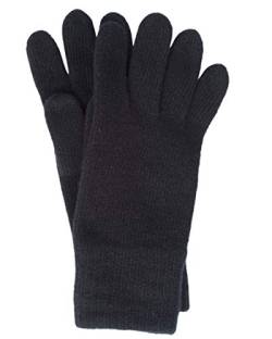 FosterNatur , Merino Damen Wollhandschuhe/Fingerhandschuhe, 100% Merino (6,5, Schwarz) von FosterNatur