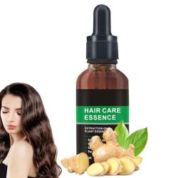 Haarstärkendes Naturöl | Pflegendes ätherisches Öl für Männer zur Haarstärkung | Haarpflegeöle für dünnes Haar für Reisen, Geschäftsreisen, zu Hause, im Friseursalon Fowybe von Fowybe