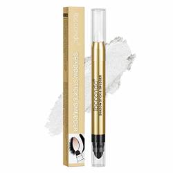 Lidschattenstift,2-Endiger natürlicher wasserfester Lidschattenstift - Wischfestes Lidschattenstift-Schimmer-Make-up-Tool, Lidschatten-Make-up für Frauen und Mädchen Fowybe von Fowybe