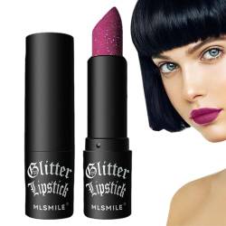 Wasserfester Lippenstift,Schimmernder wasserfester, feuchtigkeitsspendender Lippenbalsam | Nicht klebriges Lippen-Make-up für Frauen und Mädchen, tragbare Kosmetik für Reisen, Alltag, Party Fowybe von Fowybe