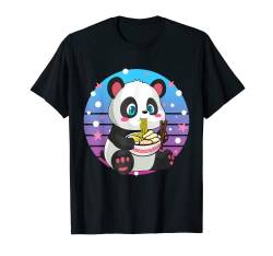 Kawaii Cute Anime Panda Otaku Japanische Ramen Nudeln T-Shirt von Fox Brother