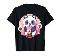 Retro Bubble Tea Shirt Kinder Kawaii Panda Boba Geschenke Kinder T-Shirt von Fox Brother