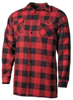 Fox Outdoor, MFH Holzfällerhemd, kariert Hemd Jacke Luberjack (rot-schwarz, L) von Fox Outdoor