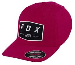 Fox Racing Herren Badge Flexfit Hat Baseballkappe, Chili, L-XL von Fox Racing