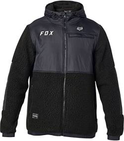 Fox Racing Herren Dayton Fleece mit Reißverschluss Kapuzenpullover, schwarz, XX-Large von Fox Racing