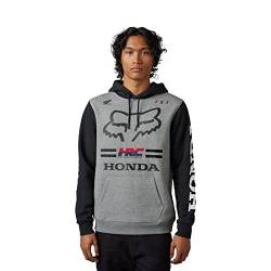 Fox Racing Herren X Fox Honda Pullover Fleece Hoodie, Graphitgrau meliert, X-Large von Fox Racing