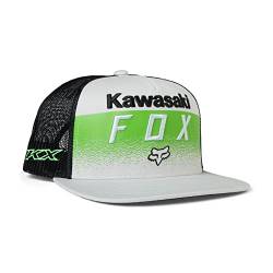 Fox Racing Herren X Kawi Fox Khaki Snapback Hut, Stahlgrau, One Size von Fox Racing