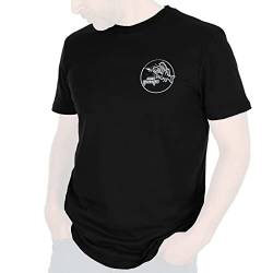 Fox Rage T-Shirt fürs Spinnangeln Limited Edition Black Perch Tshirt, Größe:M von Fox Rage