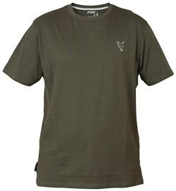 Fox Collection Green Silver T-Shirt - Shirt für Angler, Größe:S von Fox