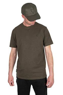 Fox Collection T-Shirt Green & Black - Angelshirt, Größe:S von Fox