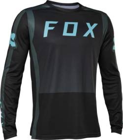 Fox Unisex Defend Long Sleeve Mountain Biking Jersey, Emerald, YM von Fox