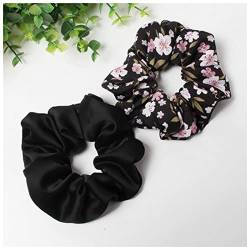 Stirnband Damen 2 teile/los Streifen und Punkte Elastische Scrunchies Haarband Hair Seil Krawatte Mode Stipe for Frauen Mädchen Stirnband Damen Winter (Size : A7) von FrEshn