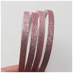 Stirnband Damen 4 STÜCK Mädchen Glitter Haarbänder Stirnbänder Haarschmuck Zähne Haarbänder Gesichtswaschstirnband (Size : Han Pink) von FrEshn