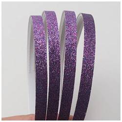 Stirnband Damen 4 STÜCK Mädchen Glitter Haarbänder Stirnbänder Haarschmuck Zähne Haarbänder Gesichtswaschstirnband (Size : Lavender) von FrEshn