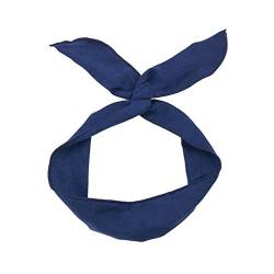 Stirnband Damen Multi mit einstellbaren Stirnbändern Frauen Haarband Metalldraht Kreative Mädchen Kopfband for Gesicht Waschansicht Haarschmuck Gesichtswaschstirnband (Size : Solid Navy Blue) von FrEshn