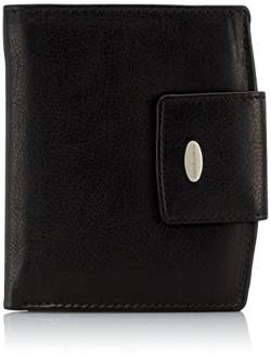 Friedrich 23 Damen-Kombibörse, Leder, Münzbörse, 12 cm, Schwarz von FrIEDrICH/23