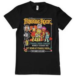Fraggle Rock Offizielles Lizenzprodukt Concert Herren-T-Shirt (Schwarz), XXX-Large von Fraggle Rock