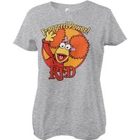 Fraggle Rock T-Shirt Red Fragggrrrl Power Girly Tee von Fraggle Rock