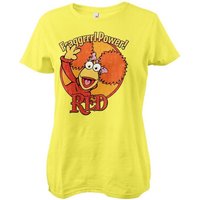Fraggle Rock T-Shirt Red Fragggrrrl Power Girly Tee von Fraggle Rock