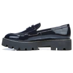 Franco Sarto Damen Balin Lug Sole Chunky Loafer, Mitternachtsblau, 38 EU von Franco Sarto