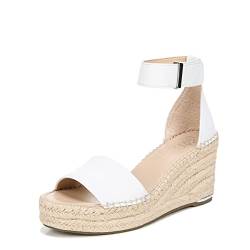 Franco Sarto Damen Clemens Espadrilles, weiß, 42.5 EU von Franco Sarto