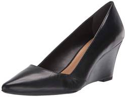 Franco Sarto Damen Frankie Pumps, Schwarz Leder, 38 EU von Franco Sarto