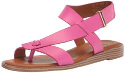 Franco Sarto Damen Glenni Flache Sandale, Pinkes Leder, 37 EU von Franco Sarto