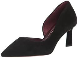 Franco Sarto Damen L-Hellbraun Pumps, Schwarze Velourslederoptik, 38.5 EU von Franco Sarto