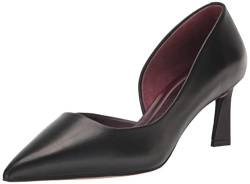 Franco Sarto Damen Tana spitzer Zehenpartie und mittelhohem Absatz Pumps, Schwarz Leder, 38.5 EU von Franco Sarto