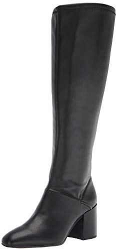 Franco Sarto Women's Tribute Knee High Boot, Black Faux Leather Wide Calf, 7 von Franco Sarto