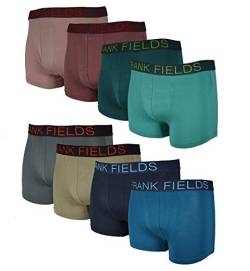 Frank Fields 2 Stück Boxershorts feinster, seidenweicher Bambusviskose, eng anliegend, anschmiegsam und atmungsaktiv - tolle Unifarben von Frank Fields