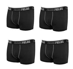 Frank Fields 4 Boxershorts Herren Boxer 7/XL - schwarz boxershorts herren unterhosen boxers markenboxer boxer shorts 3XL 4XL Baumwolle von Frank Fields