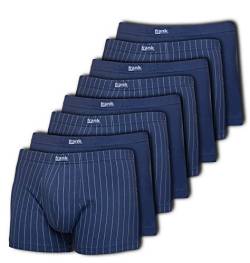 Frank Fields Herren Retro-Pants 8er Pack aus 95% Baumwolle und 5% Elasthan, Farbe:Navy, Größe:XL von Frank Fields