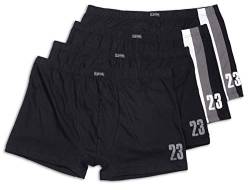 Frank Fields Herren Retro-Pants aus Baumwolle im sportlichen Design bis Größe 14/6XL 4er Pack, Farbe:grau, Größe:5XL von Frank Fields